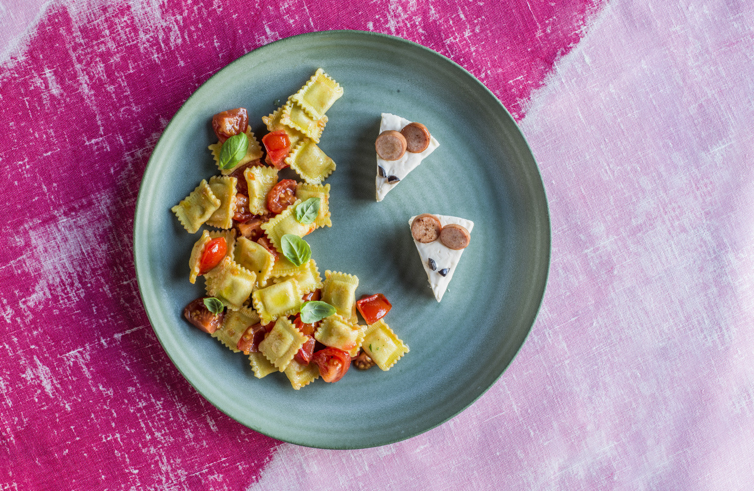 Notre plat pour les pitchounes la Roma Antica