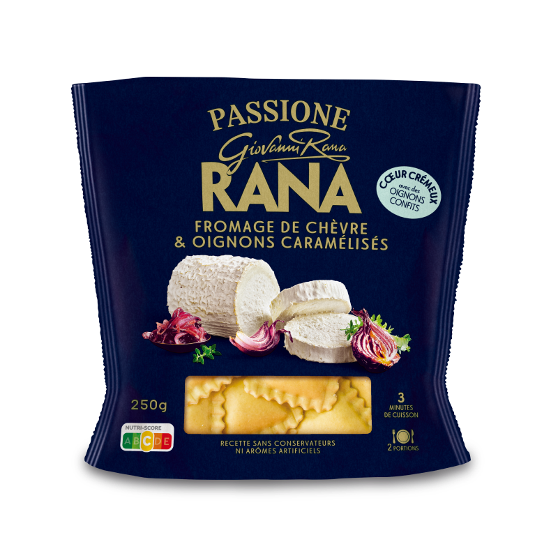Rana fromage de chèvre oignon